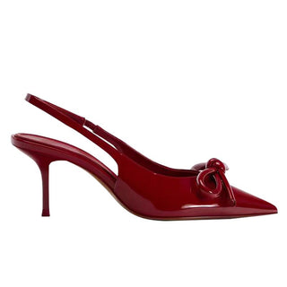 wine red heels