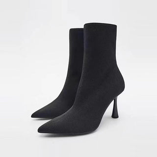 elastic ankle boots