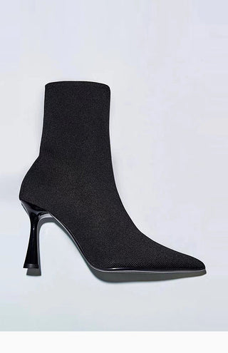 elastic ankle boots