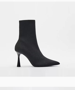 elastic ankle boots