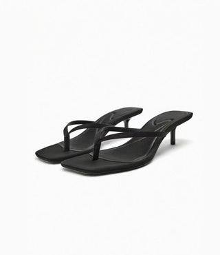 kitten heel flip-flops