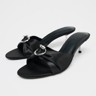 heart heel sandals