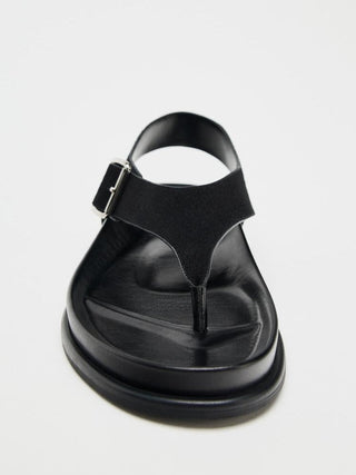 black roman sandals