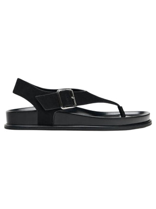 black roman sandals