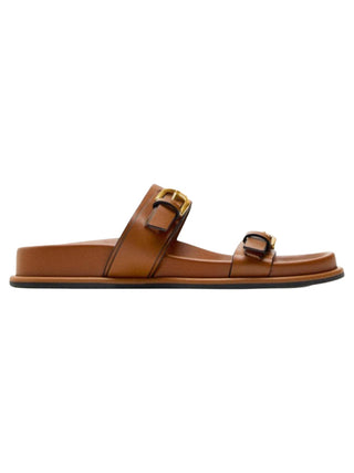 buckle platform sandals