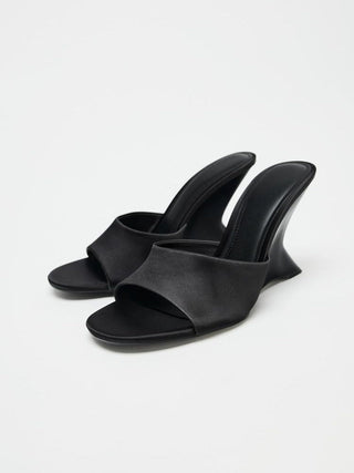 asymmetric wedge sandals