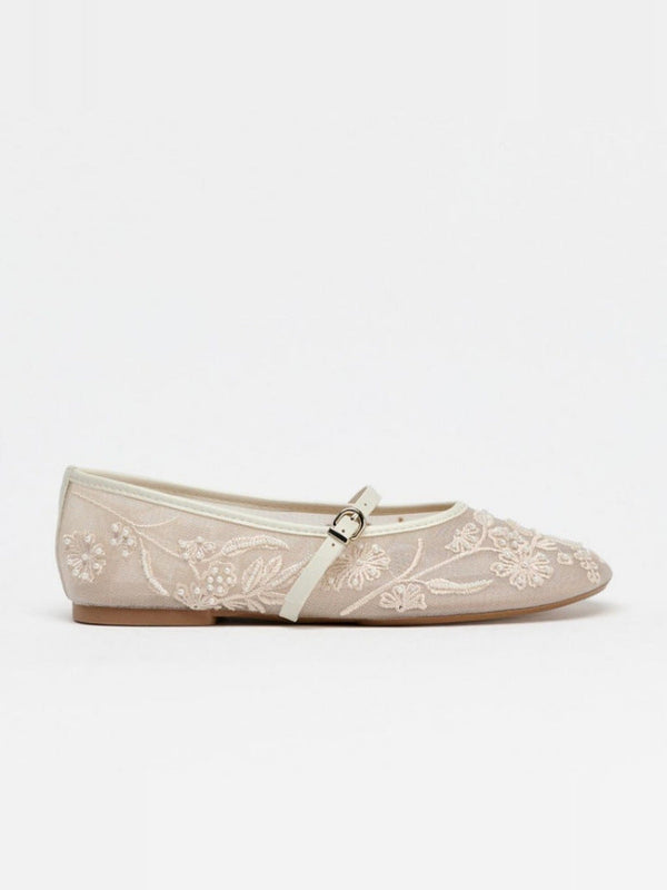 pearl ballet flats