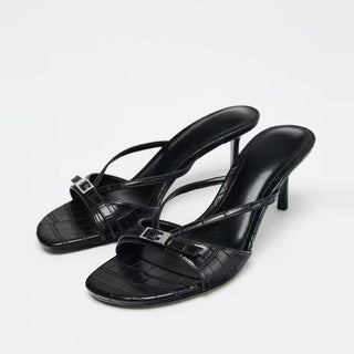 ankle-strap stilettos