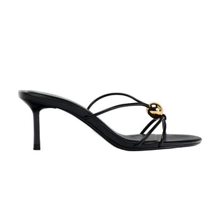 metal heel sandals