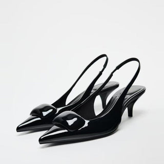 hollow buckle sandals