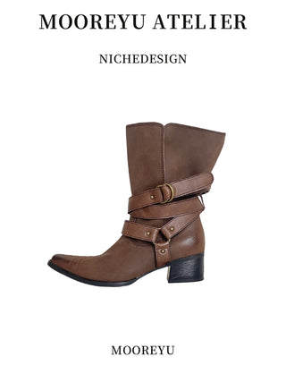 brown cowboy boots