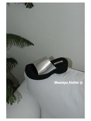 silver wedge sandals