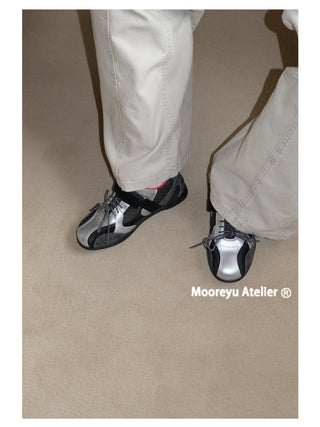 silver sneakers
