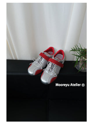 silver sneakers