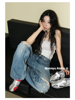 silver sneakers