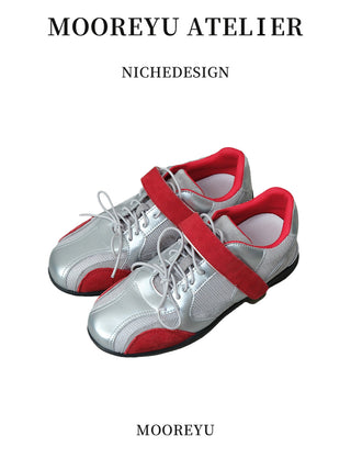 silver sneakers
