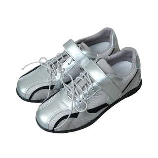 silver sneakers