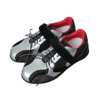 silver sneakers