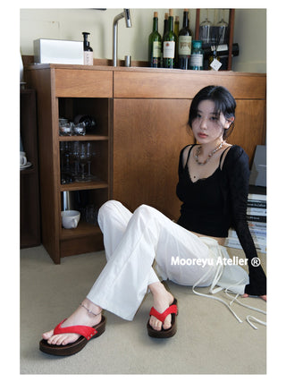 wooden wedge sandals