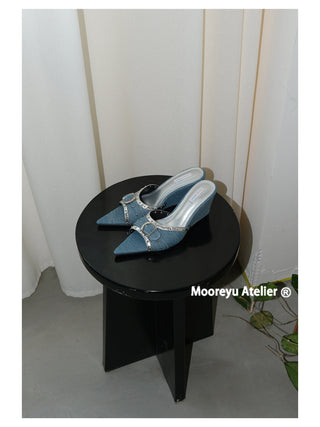 pointed french sandals
