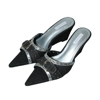 pointed french sandals