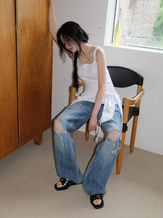 black ankle sandals