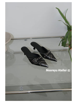 silver stilettos