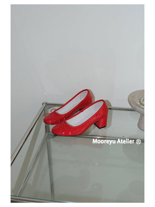 red mary janes