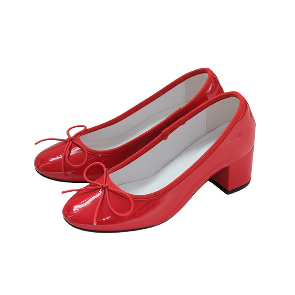 red mary janes
