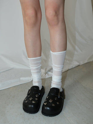Chrome Pop Mules