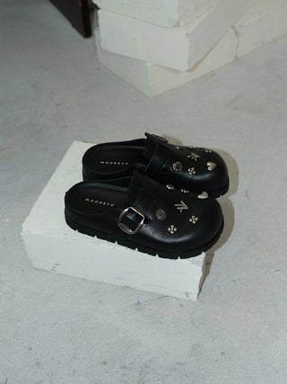 Chrome Pop Mules