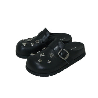 Chrome Pop Mules