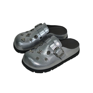 Chrome Pop Mules