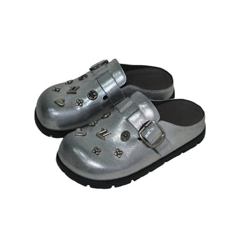 Chrome Pop Mules