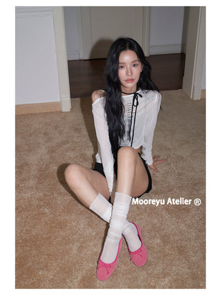 bow ballet flats