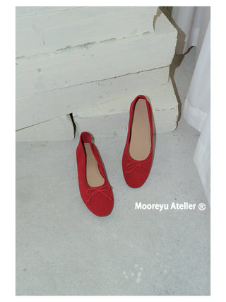 bow ballet flats