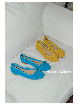 bow ballet flats