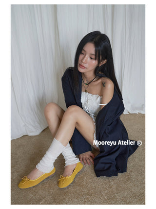 bow ballet flats