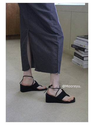 beach platform sandals