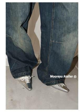 silver kitten heels