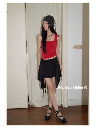 black square flats