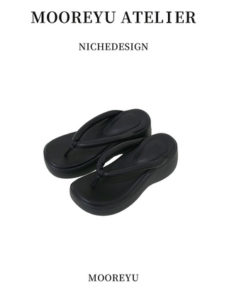 thick sole flip-flops