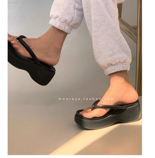 thick sole flip-flops