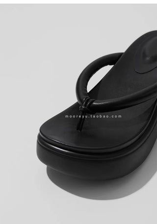 thick sole flip-flops