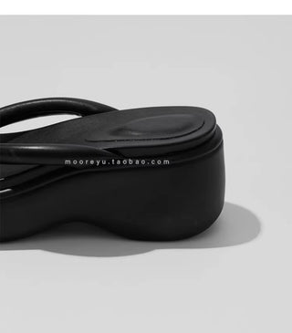 thick sole flip-flops