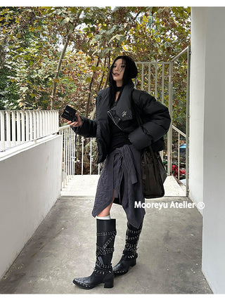 pointed punk boots