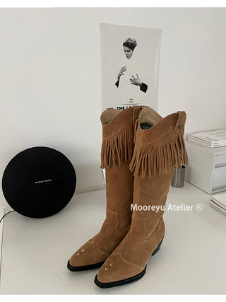 tassel cowboy boots