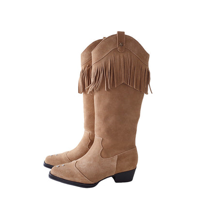 tassel cowboy boots