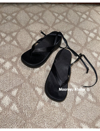 simple platform sandals
