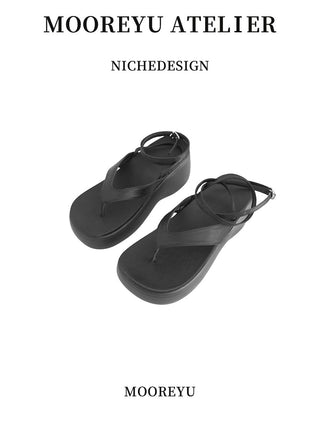 simple platform sandals